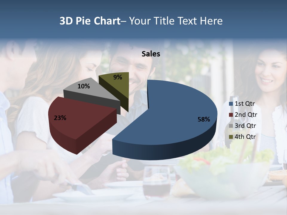 Eat Casual Together PowerPoint Template