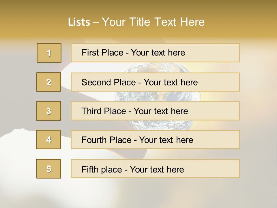 Security Earth Environmental PowerPoint Template