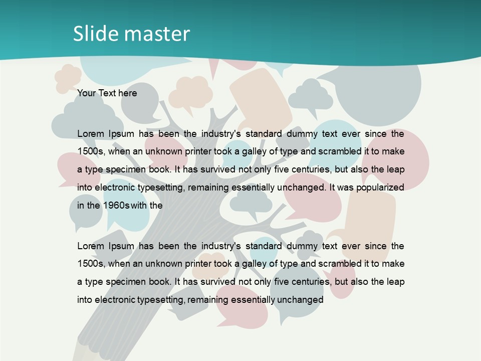 Education Artwork Lesson PowerPoint Template