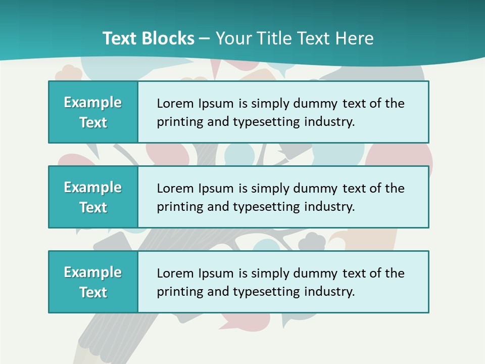 Education Artwork Lesson PowerPoint Template