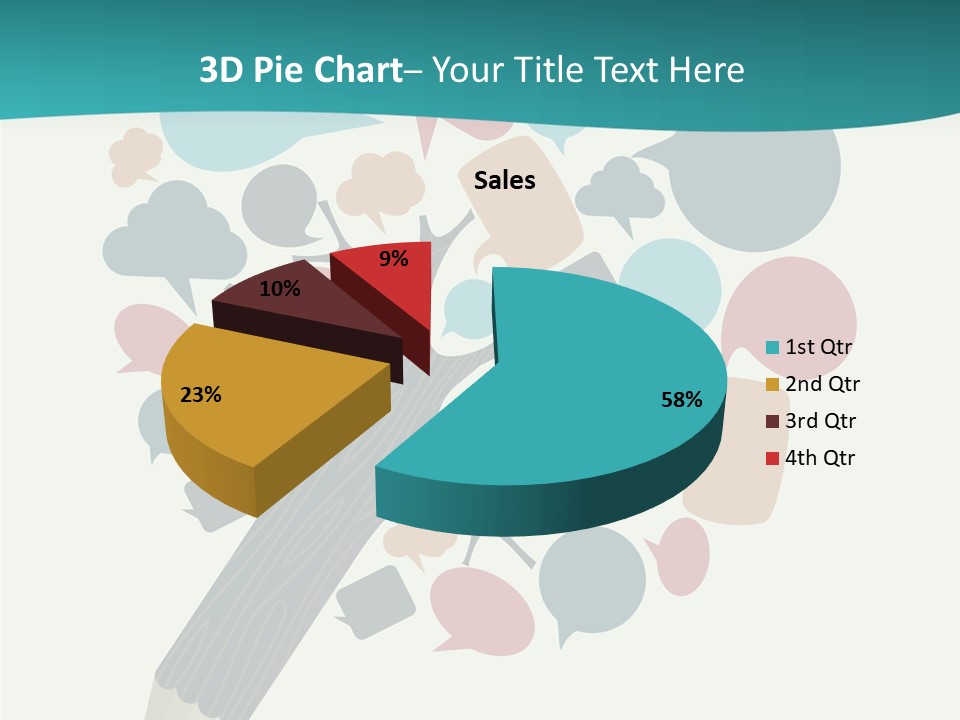 Education Artwork Lesson PowerPoint Template