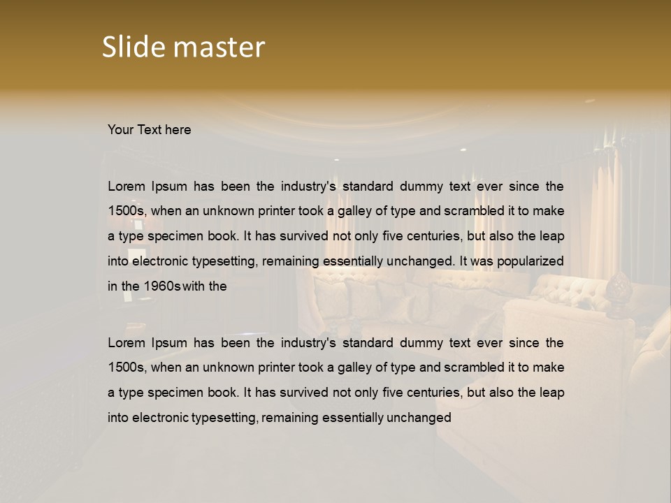 Moroccan Wealth Semicircle PowerPoint Template