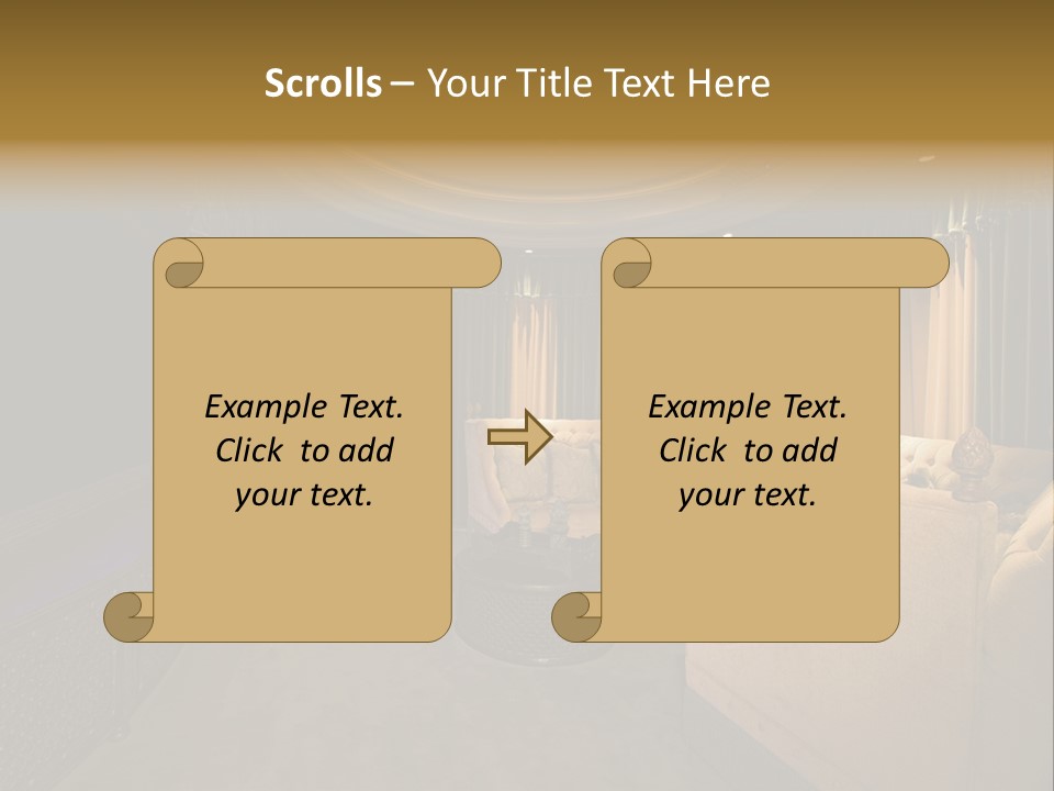 Moroccan Wealth Semicircle PowerPoint Template