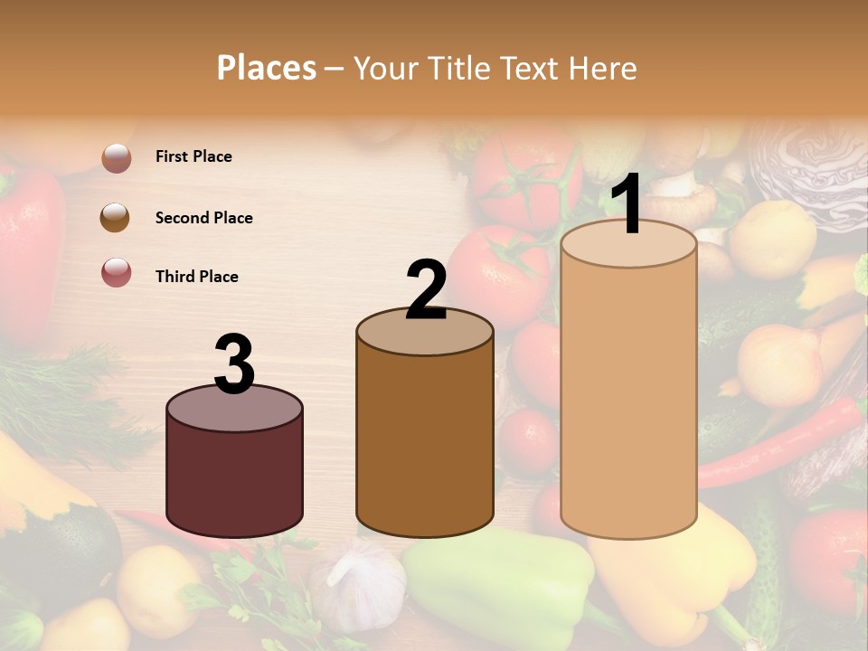 Droplet Background Produce PowerPoint Template