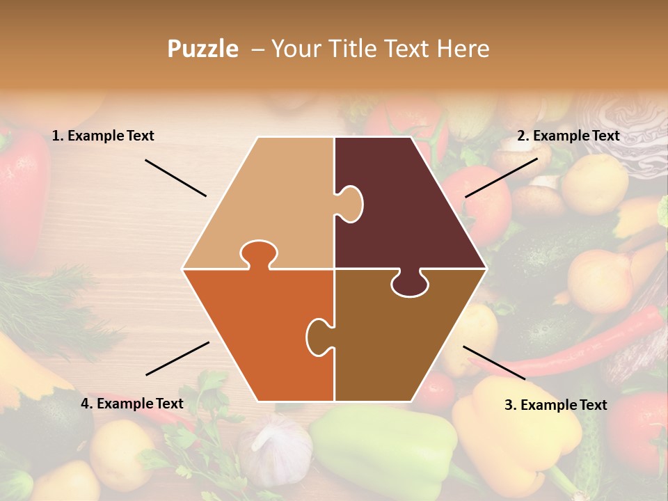 Droplet Background Produce PowerPoint Template