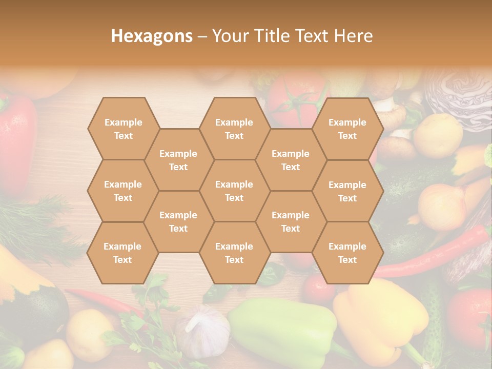 Droplet Background Produce PowerPoint Template