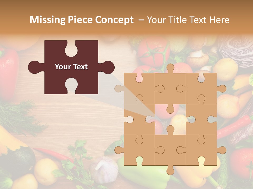 Droplet Background Produce PowerPoint Template