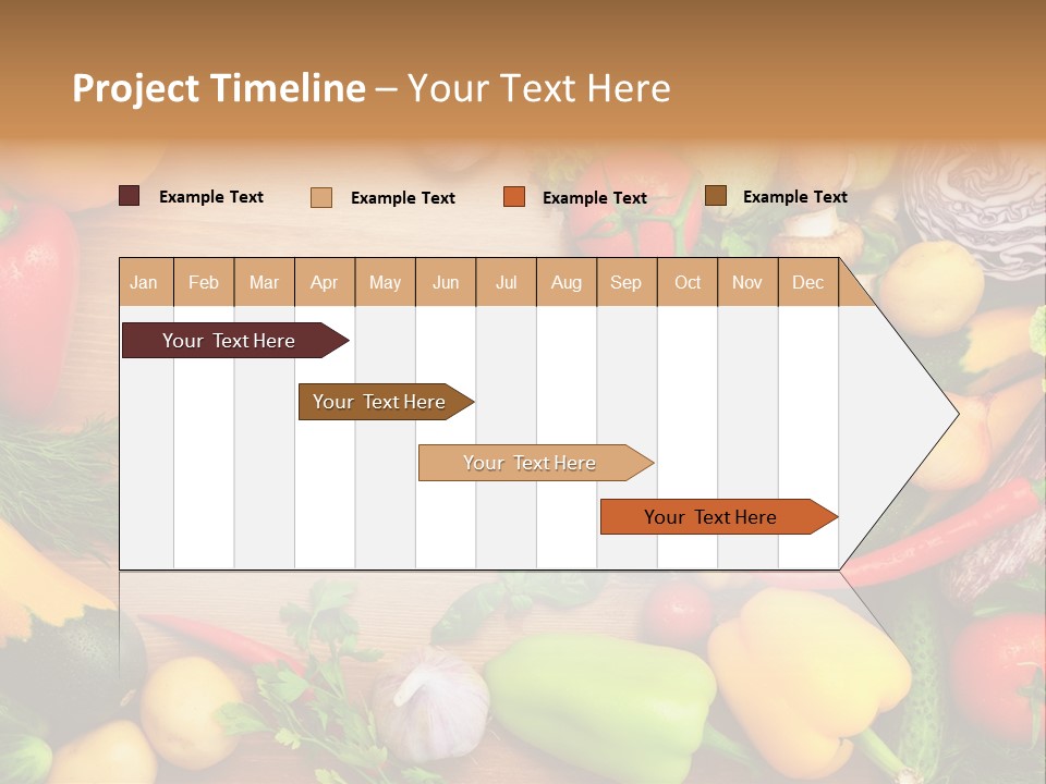 Droplet Background Produce PowerPoint Template