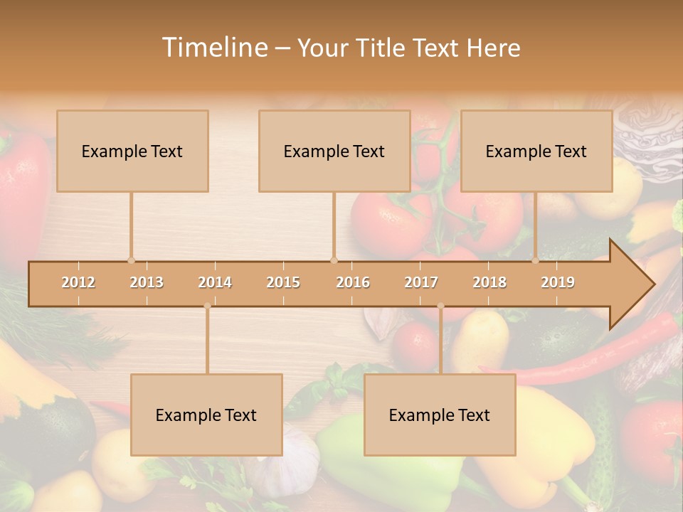 Droplet Background Produce PowerPoint Template