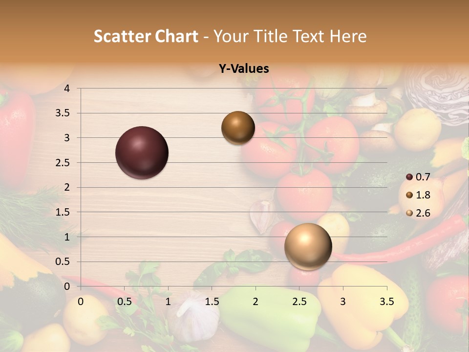 Droplet Background Produce PowerPoint Template