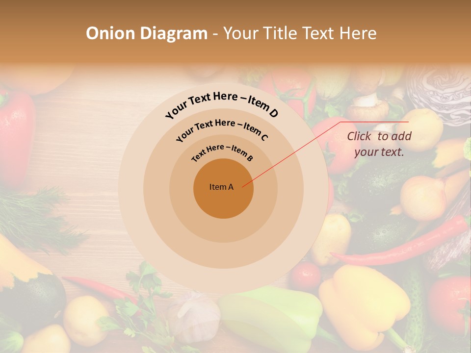 Droplet Background Produce PowerPoint Template