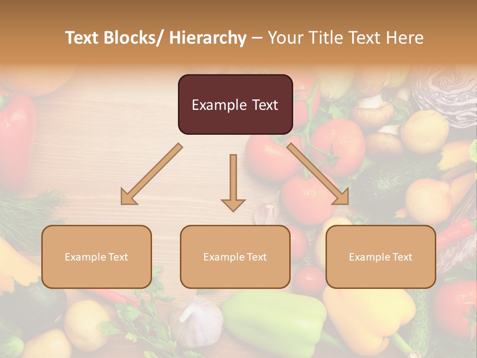 Droplet Background Produce PowerPoint Template