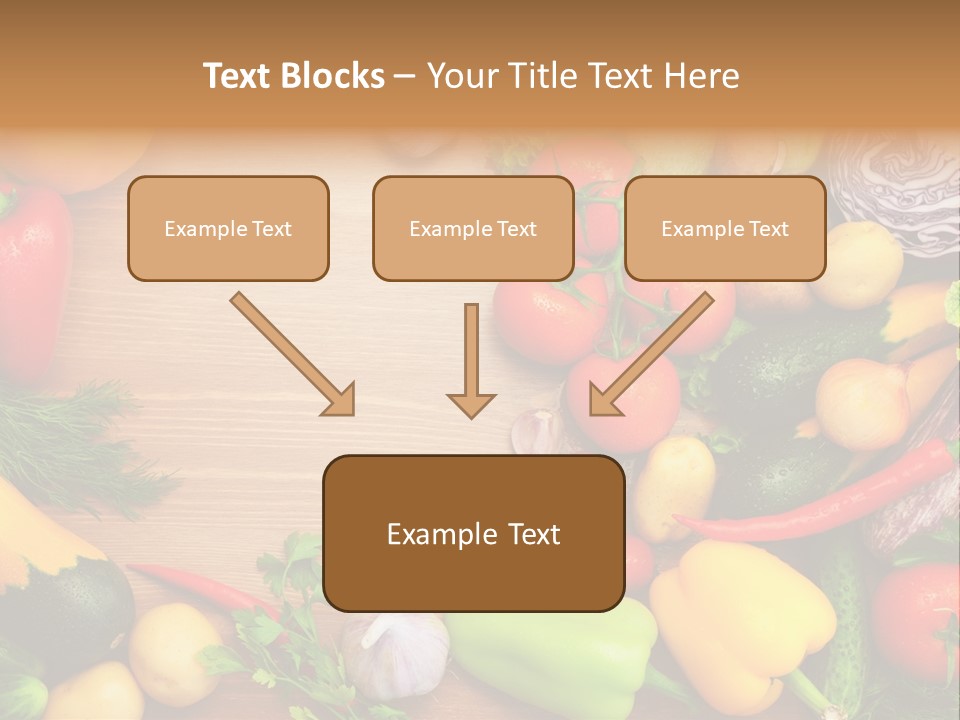 Droplet Background Produce PowerPoint Template