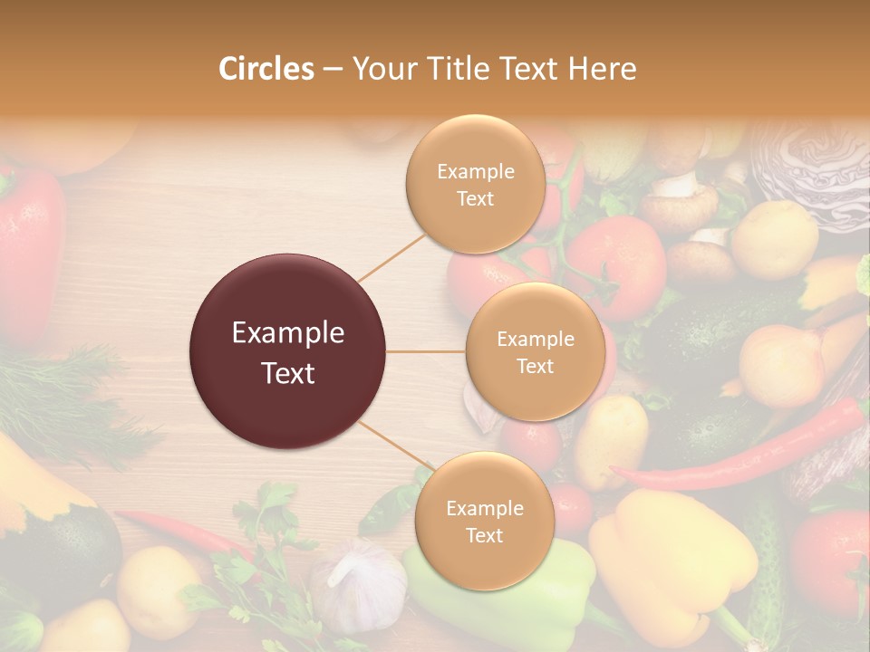 Droplet Background Produce PowerPoint Template