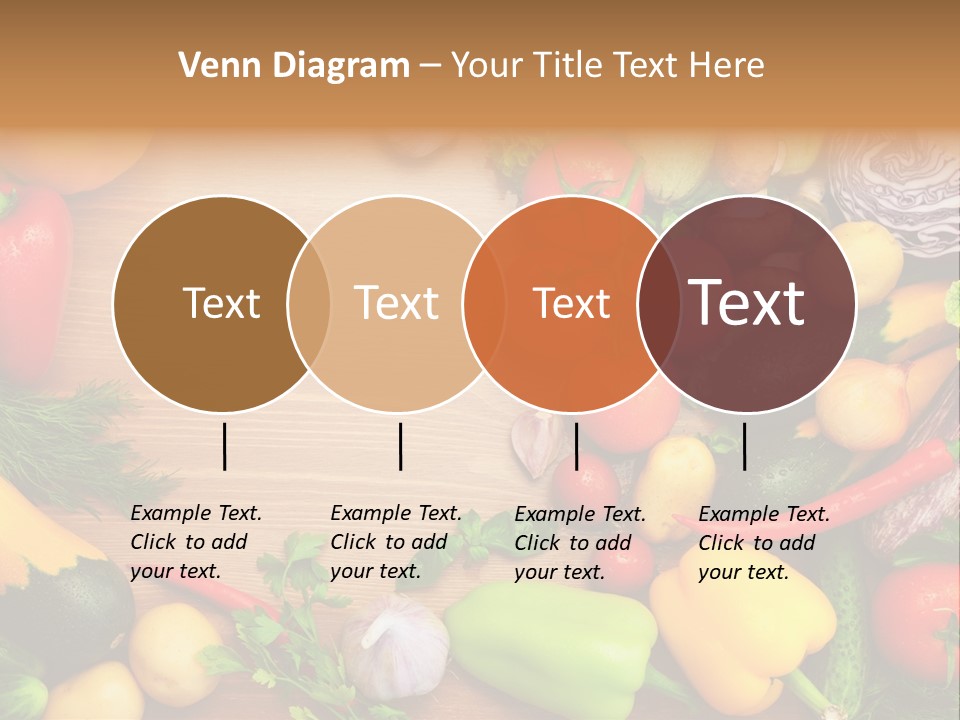 Droplet Background Produce PowerPoint Template