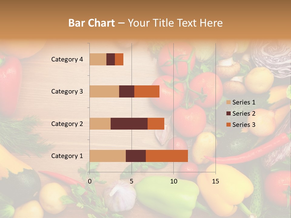 Droplet Background Produce PowerPoint Template