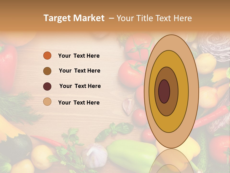 Droplet Background Produce PowerPoint Template