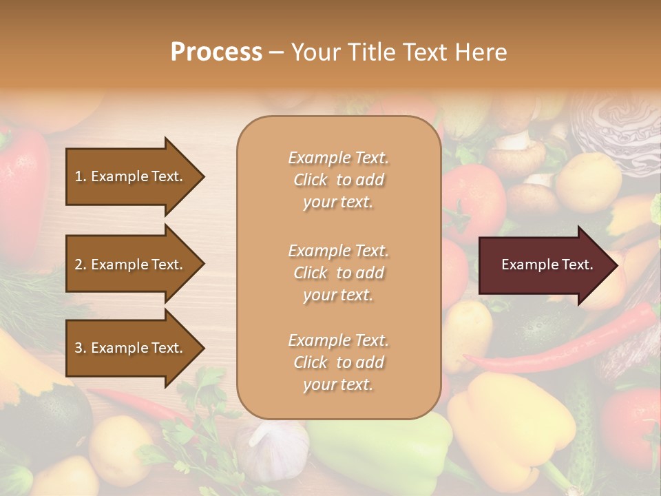 Droplet Background Produce PowerPoint Template