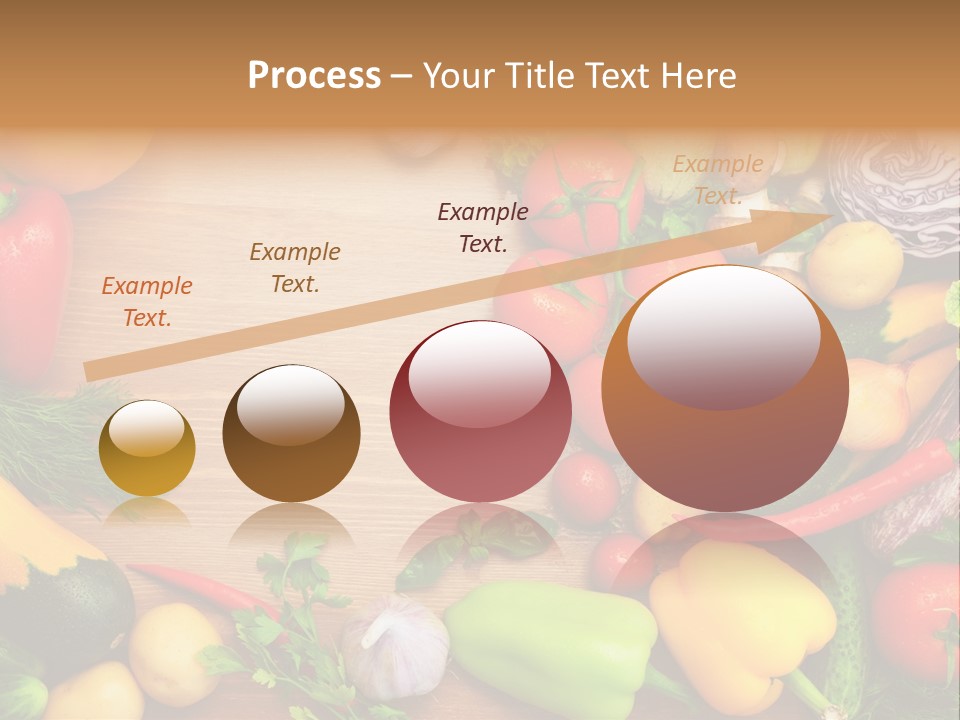 Droplet Background Produce PowerPoint Template