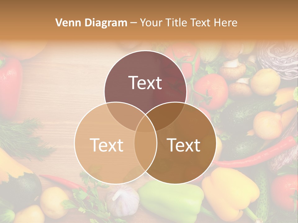 Droplet Background Produce PowerPoint Template