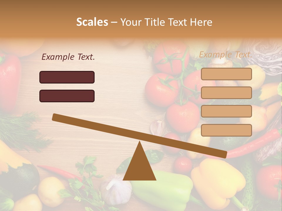 Droplet Background Produce PowerPoint Template