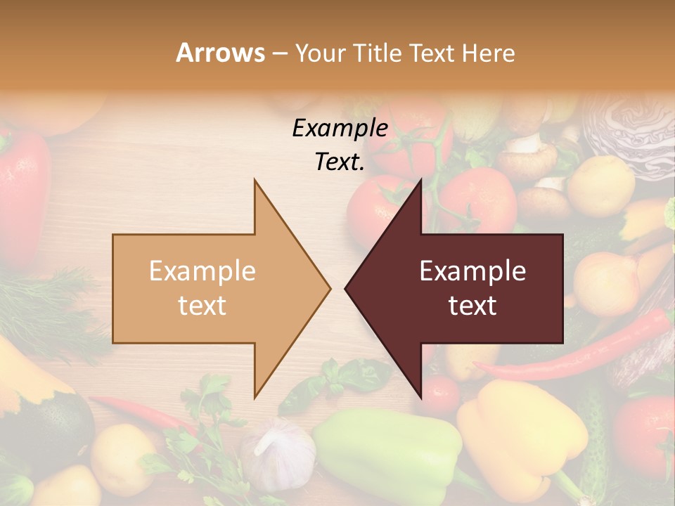 Droplet Background Produce PowerPoint Template