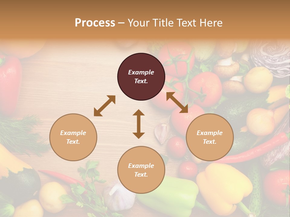 Droplet Background Produce PowerPoint Template