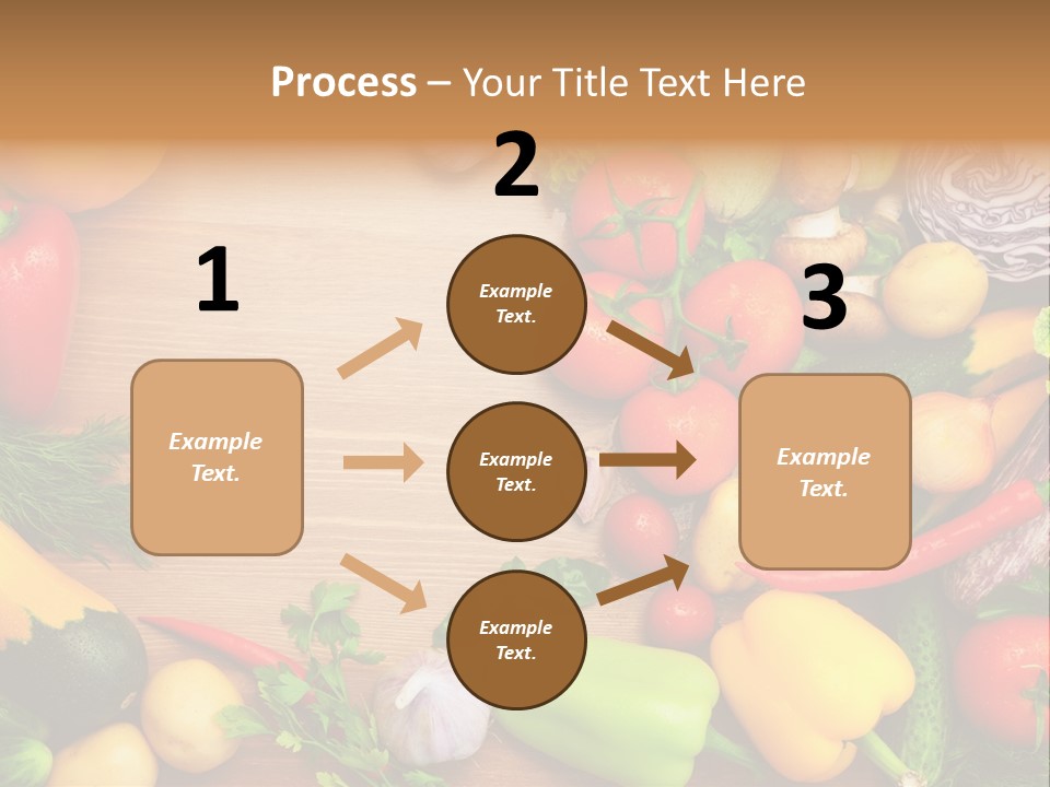 Droplet Background Produce PowerPoint Template