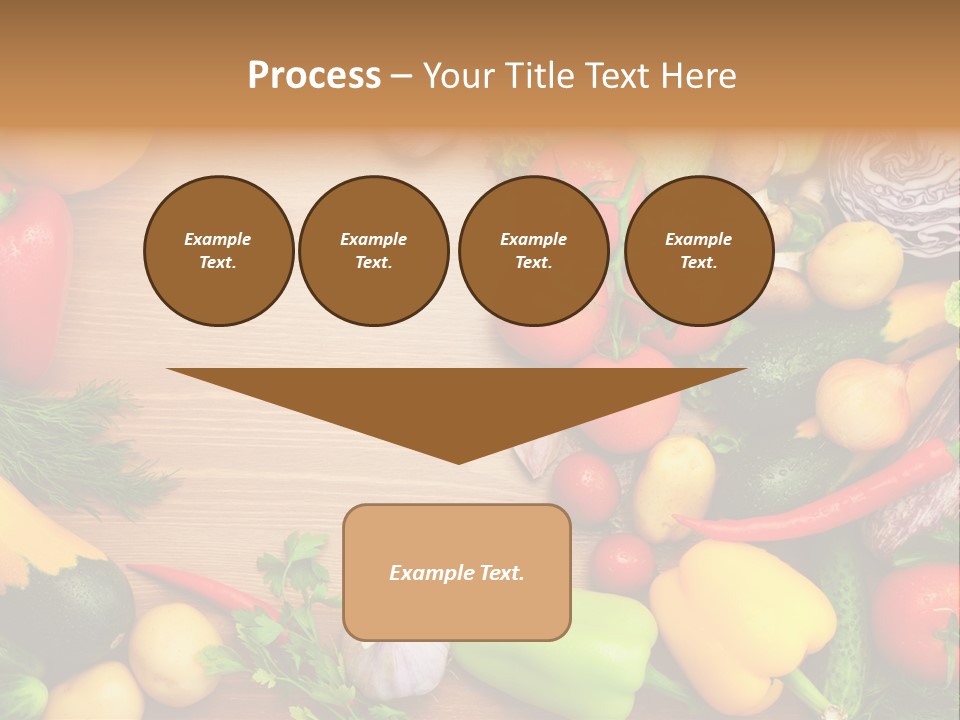 Droplet Background Produce PowerPoint Template