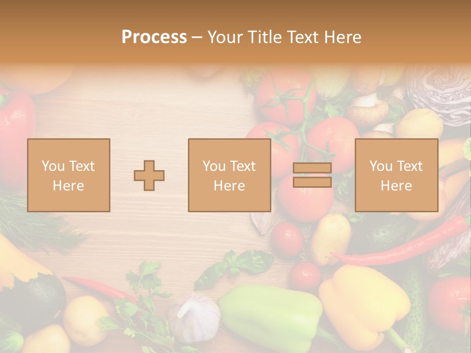 Droplet Background Produce PowerPoint Template