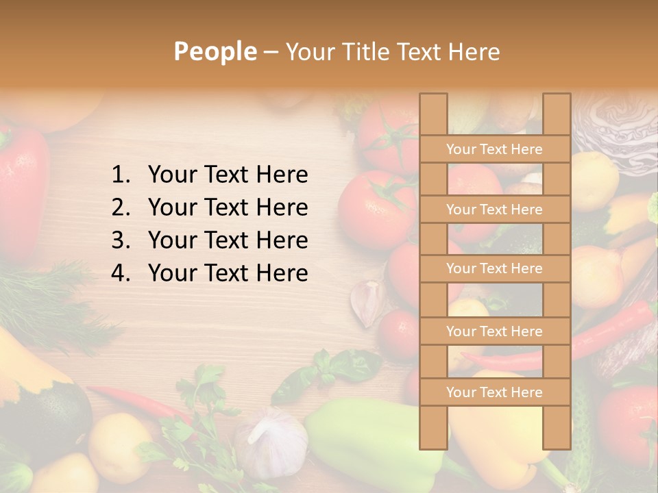 Droplet Background Produce PowerPoint Template