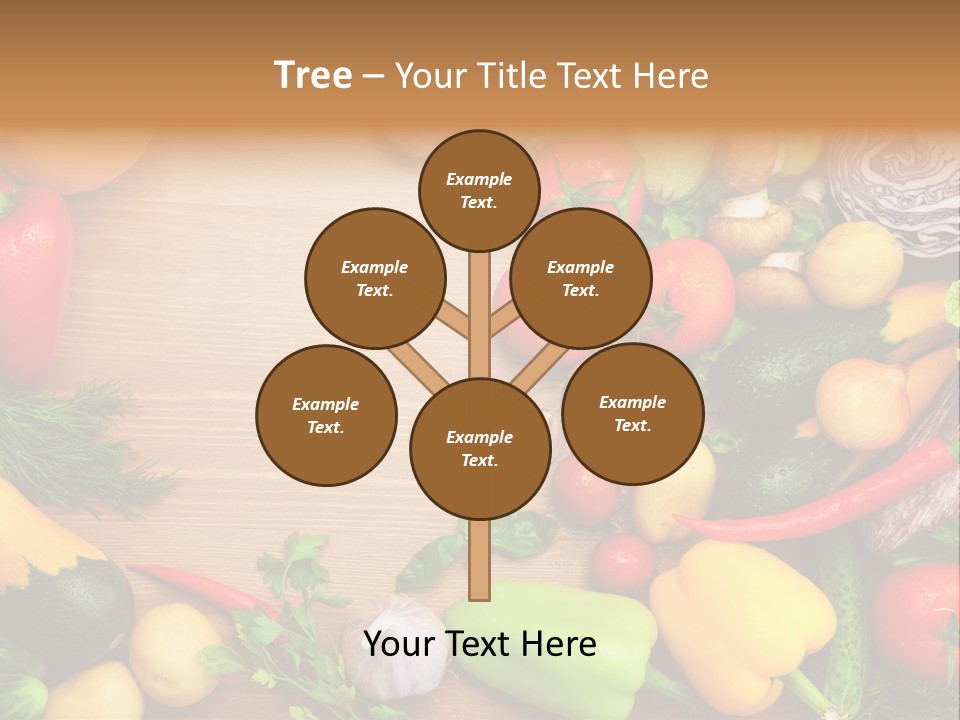 Droplet Background Produce PowerPoint Template