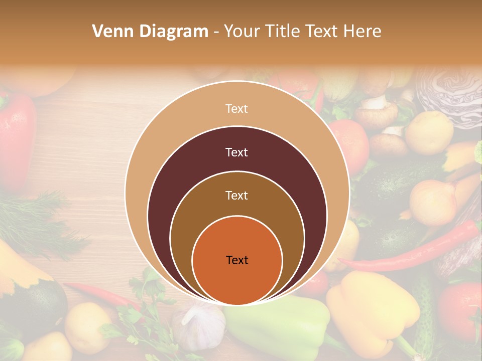 Droplet Background Produce PowerPoint Template