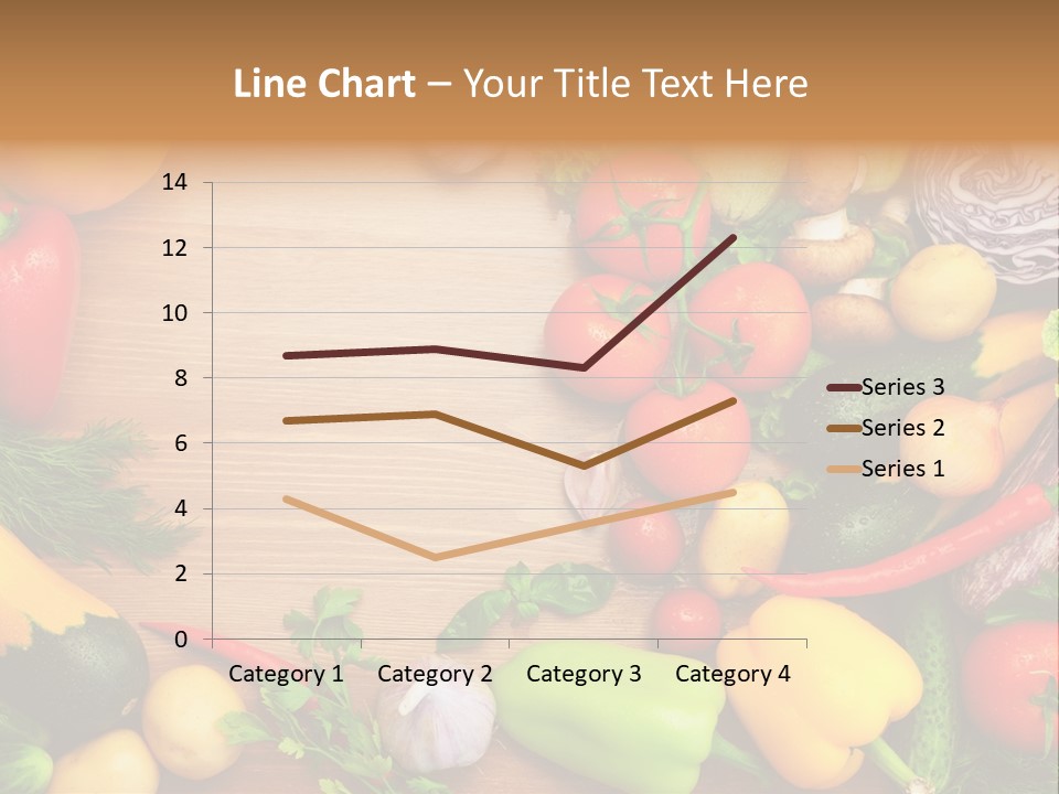 Droplet Background Produce PowerPoint Template