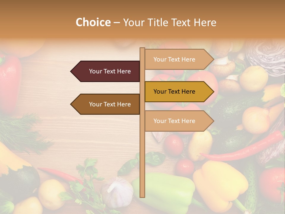 Droplet Background Produce PowerPoint Template