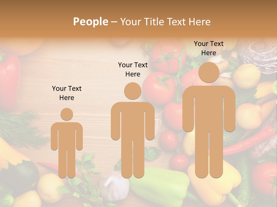 Droplet Background Produce PowerPoint Template