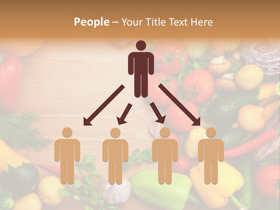 Droplet Background Produce PowerPoint Template