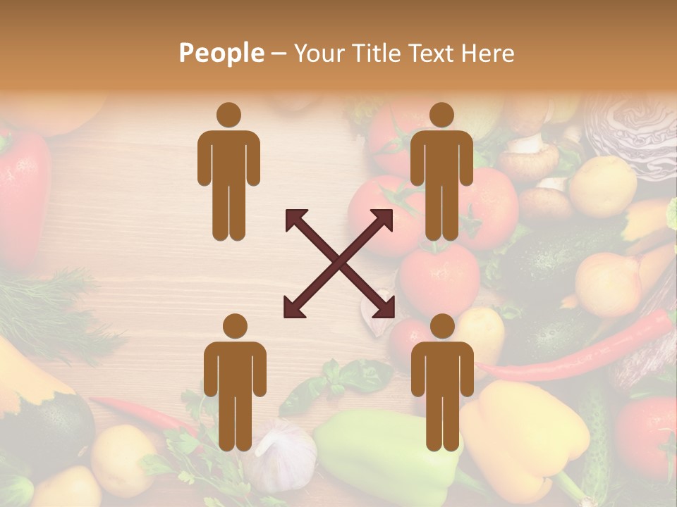 Droplet Background Produce PowerPoint Template