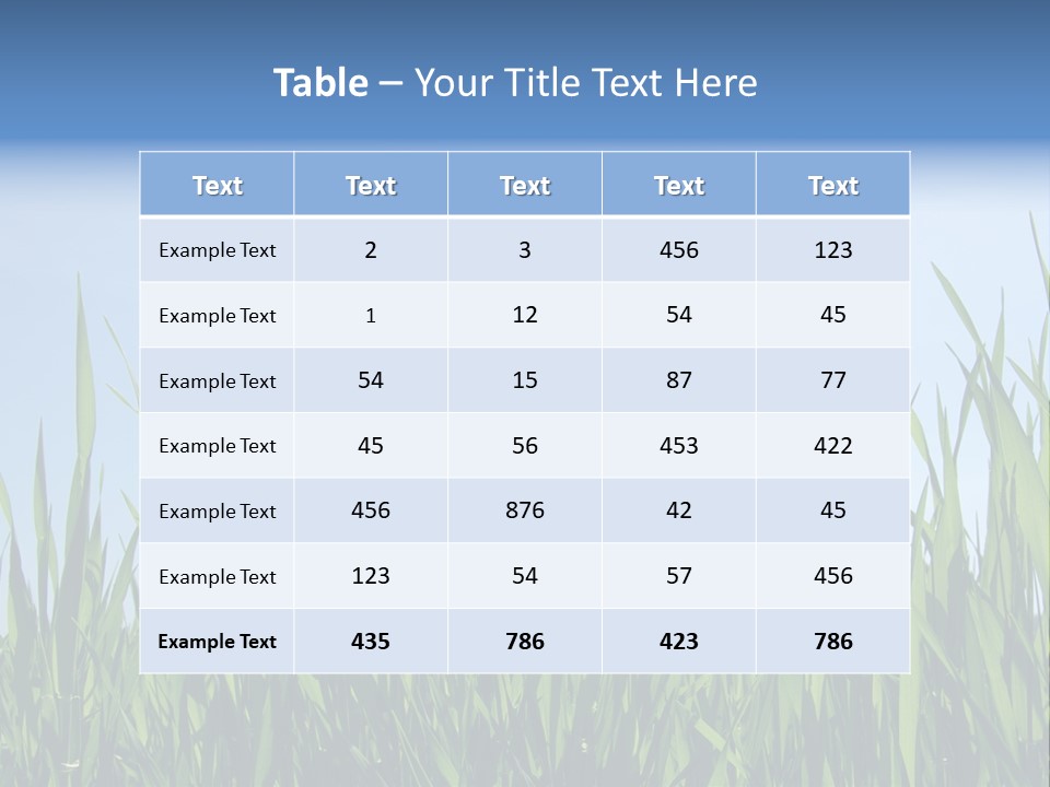 Cloud Rural Color PowerPoint Template