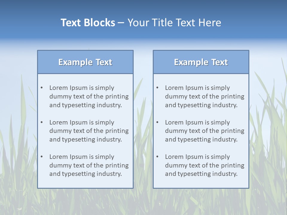 Cloud Rural Color PowerPoint Template