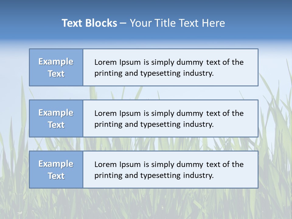 Cloud Rural Color PowerPoint Template