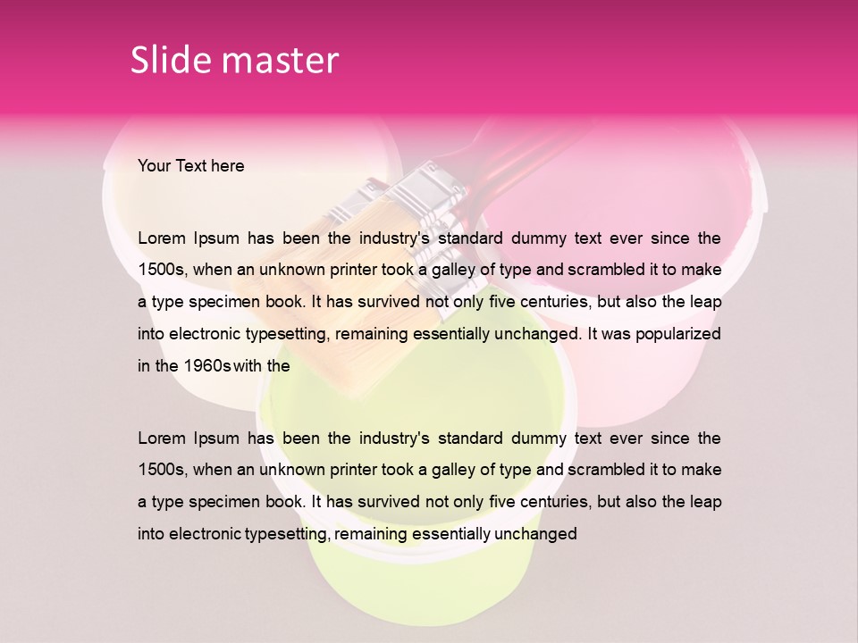 Primary Indoor Home PowerPoint Template