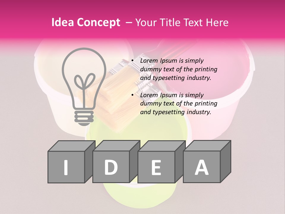 Primary Indoor Home PowerPoint Template