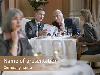 Professional Business Businessmen PowerPoint Template