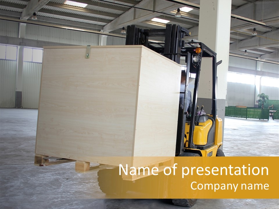 Cardboard Box Cargo Safety PowerPoint Template