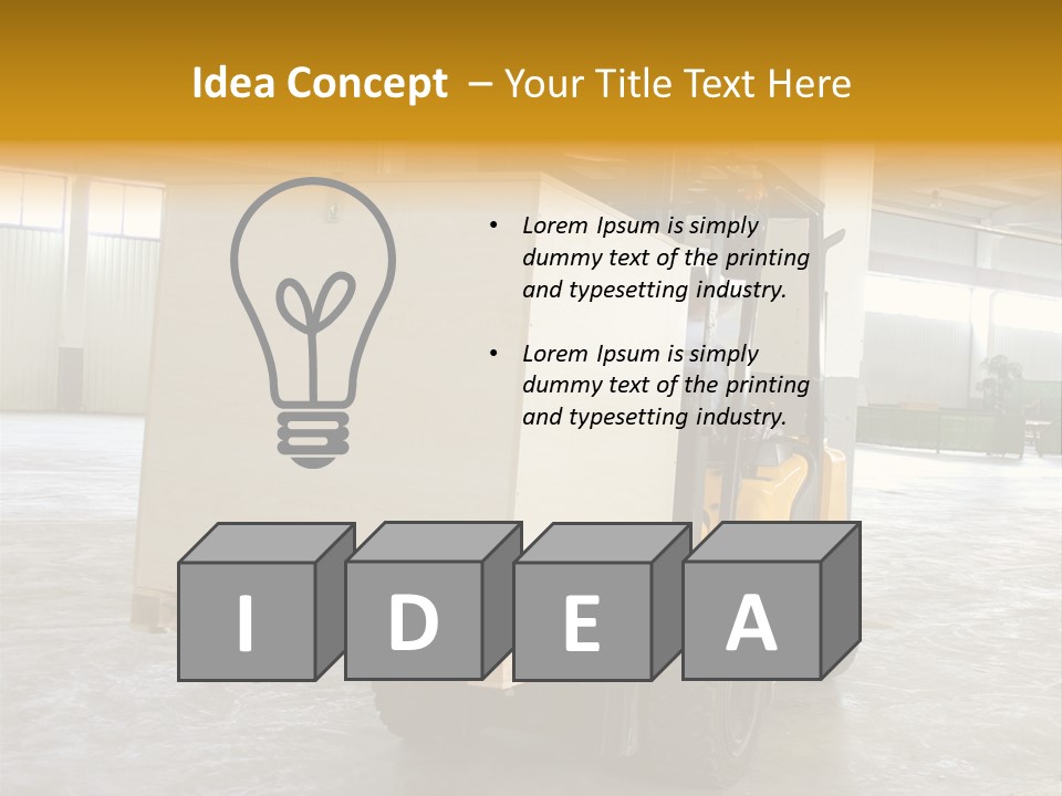 Cardboard Box Cargo Safety PowerPoint Template