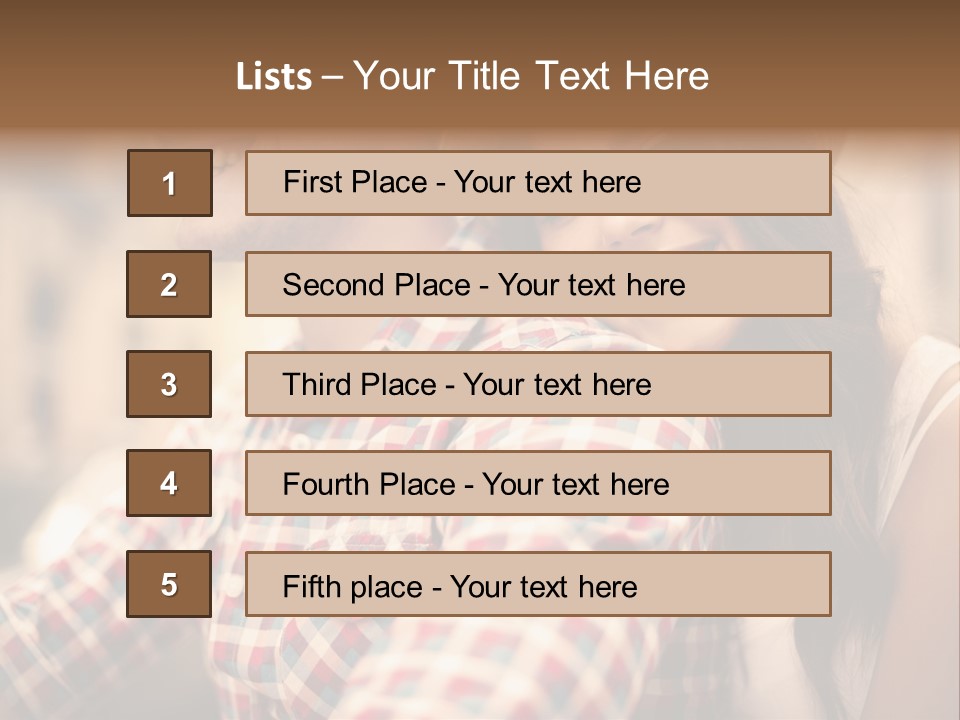 Summer Togetherness Close Up PowerPoint Template