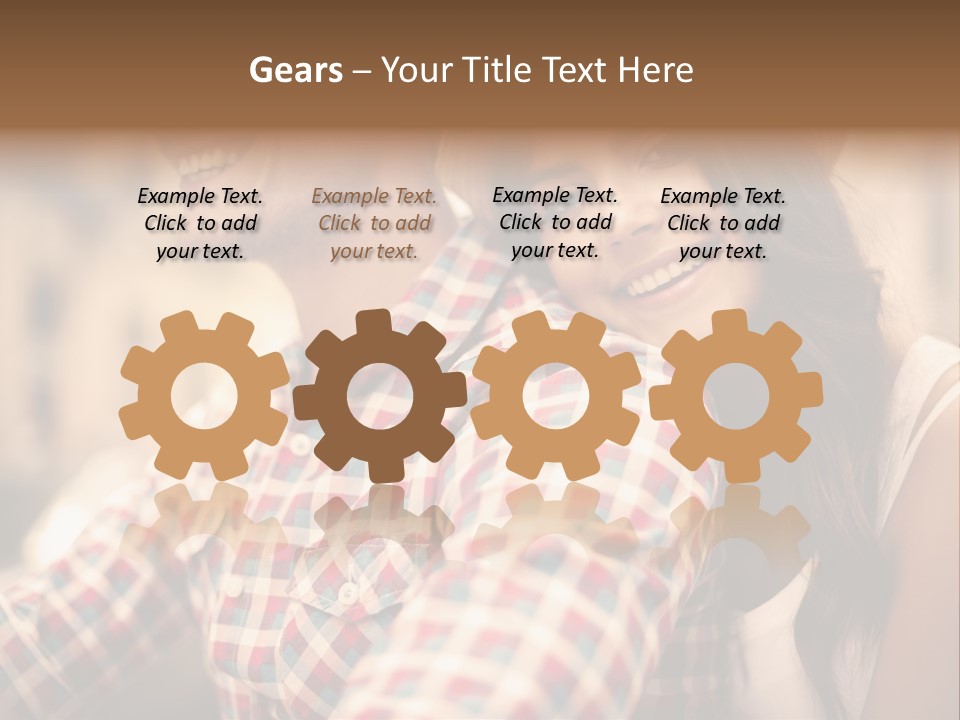 Summer Togetherness Close Up PowerPoint Template