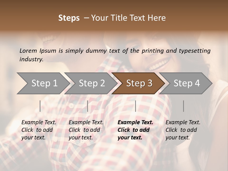 Summer Togetherness Close Up PowerPoint Template