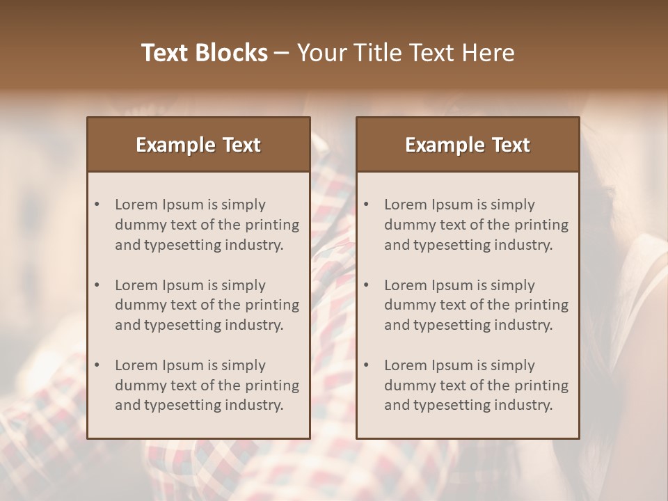 Summer Togetherness Close Up PowerPoint Template